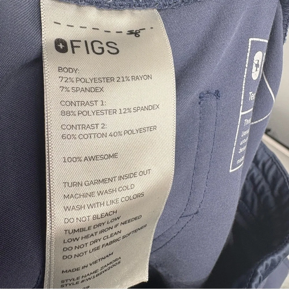 Figs Zamora Jogger Pants - Space Navy PO#2699 - Picture 9 of 11